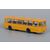 Масштабная модель автобуса ЛИАЗ-677М охра с белыми дверьми (1:43)