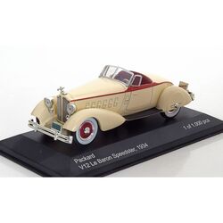 Packard V12 Le Baron Speedster, beige/red 1934